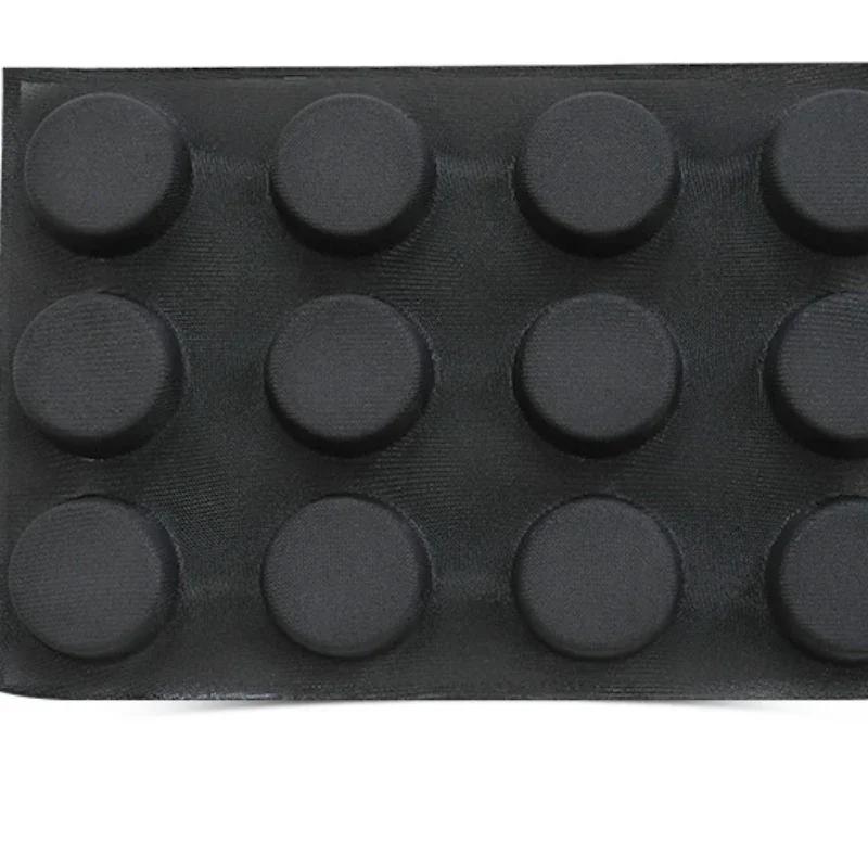Perforated Hamburger Molds, Non Stick Baking Sheets, Silicone Bun Bread Forms, Muffin Pan Tray