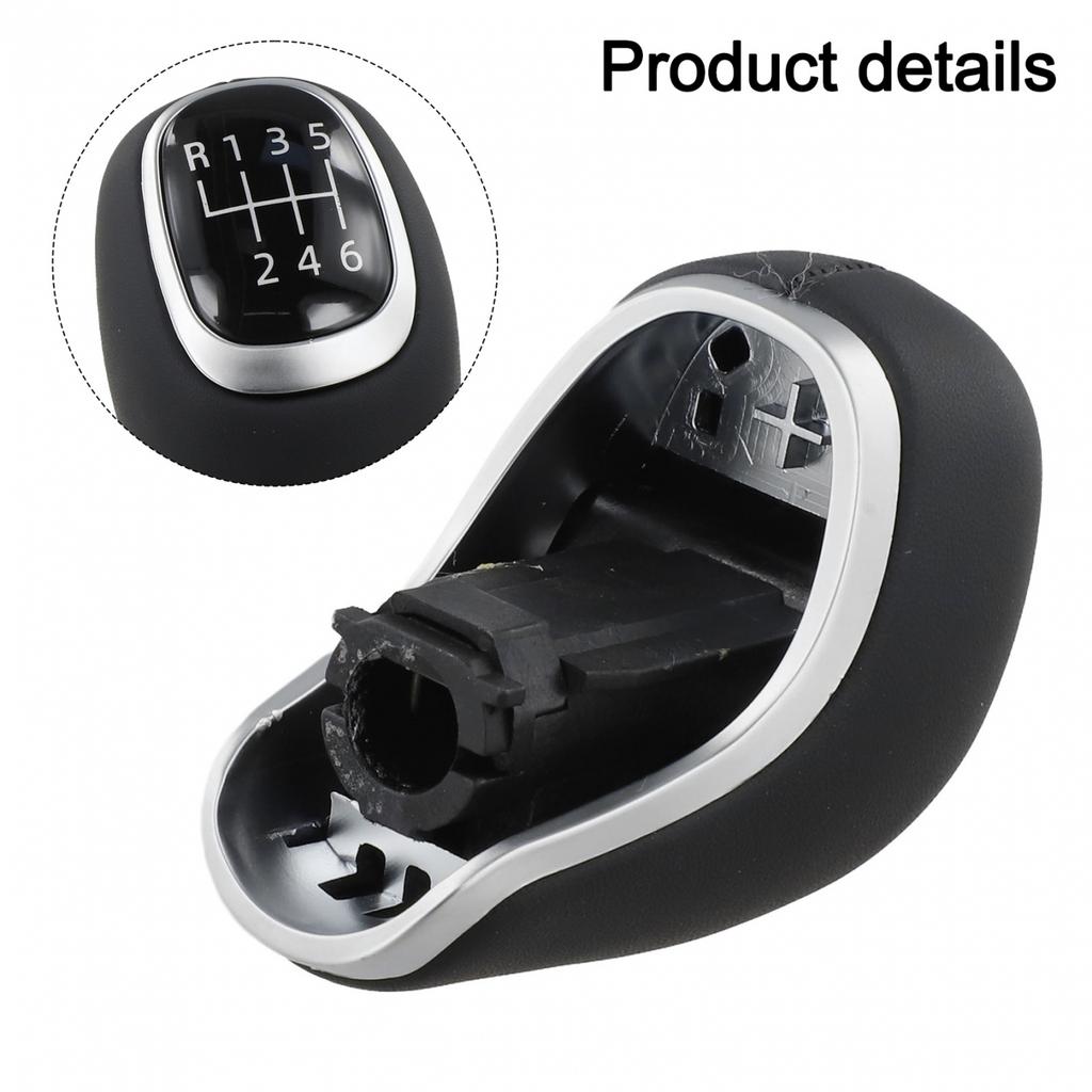Black 6 Speed Gear Shift Knob for Kia For Sportage For Venga For Rio 2016 2019