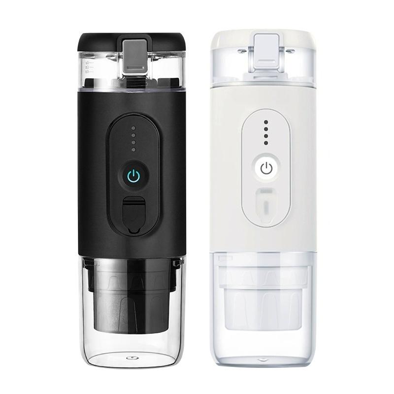 mini Heating Espresso Coffee Machine Potable Capsule Outdoor Travel Car Electric Coffee Maker