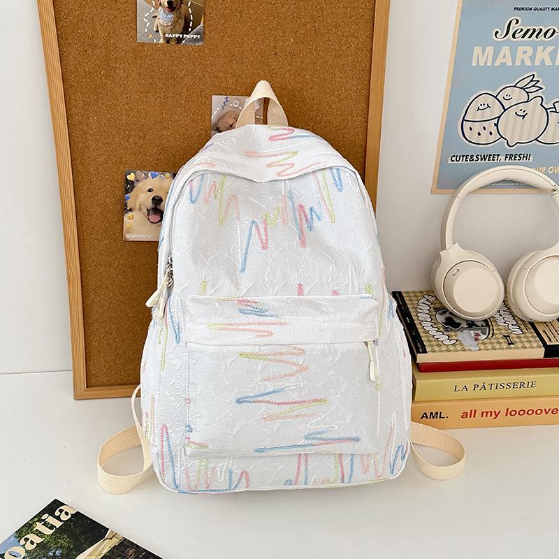 Student Schultasche Mädchen Computer Rucksack bunt gestreift Reiserucksack