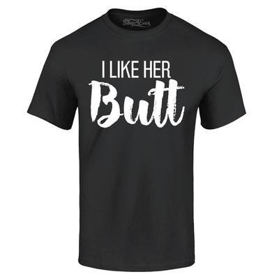 Ich mag ihren Hintern Partner-Matching-T-Shirt Jubiläums-Shirts
