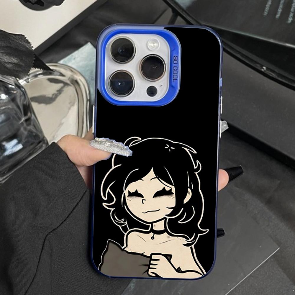 

Ashley Coffin Andy LeyLey Phone Case For iPhone 16,15,14,13,12,11,Pro,Max,Plus,Mini,XS,SE Anti Fall Blue Matte Hard Bumper iPhone16promax
