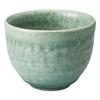 Marui Pottery Shigaraki Ware Hechimon 200ml Black Teacup, Approx. Capacity, Celadon, Blue, MR-3-4482