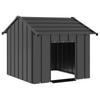 Vidaxl Dog House Buda With Roof, 85X107X81 Cm, Galvanized Steel