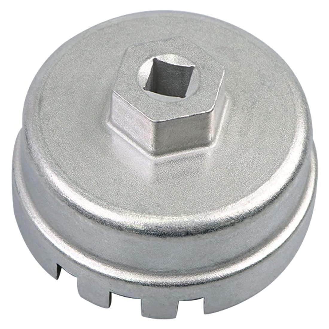 

DILOANNA Filter Wrench Filter Cap Removal Tool 14 Flute for Toyota Lexus серебряный