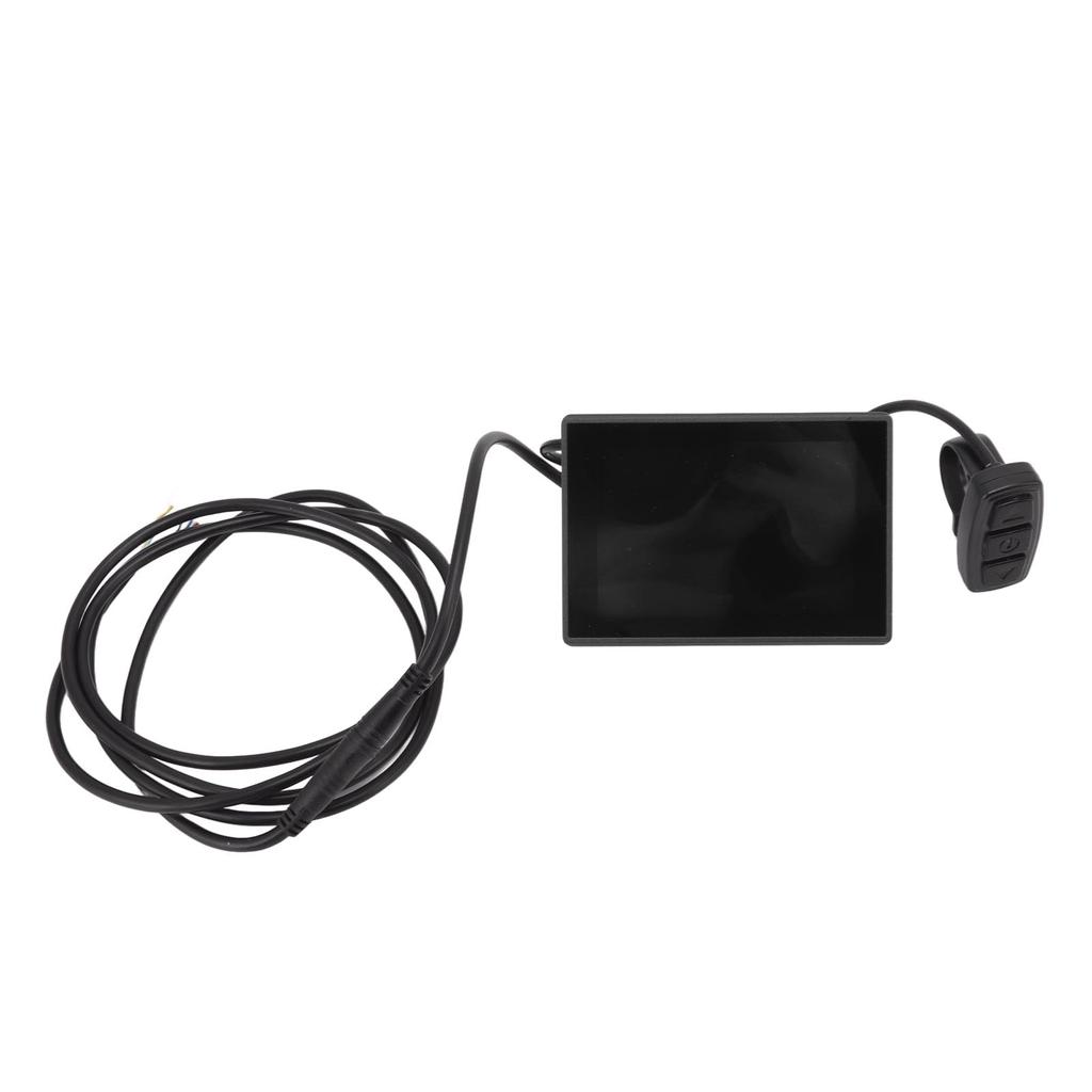 Electric Bike LCD Display Meter 5 Pin Waterproof Interface 1.5m Adapter Cable Color LCD Display Panel 24V 36V 48V