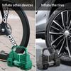 Tragbarer Luftkompressor: Schnelle Inflation für Autoreifen, Fahrräder, Motorräder, Bälle, aufblasbare Artikel mit Mehrbereichsanzeige