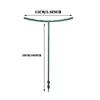 Exttlliy Plastic Arcuated DIY Plant Support Garden Climbing- Flower 4Pcs