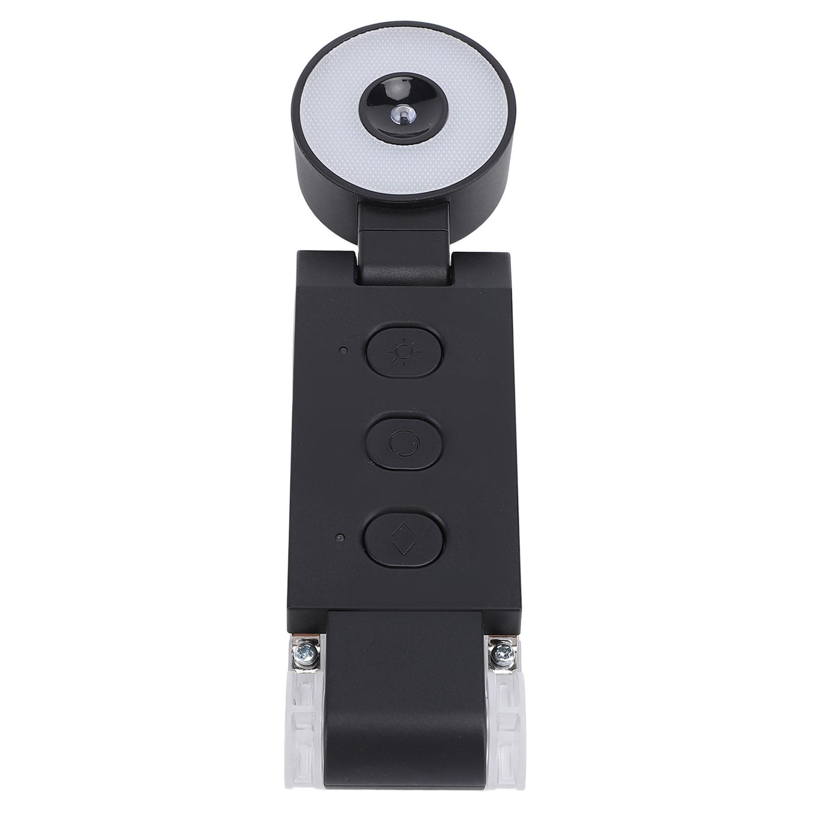 

USB Перезаряджувана Лампа для Читання Книг 5 Кольорів 6 Рівнів Яскравості Димована Світлодіодна Лампа для Читання з Кліпсою та Таймером Складна чорний