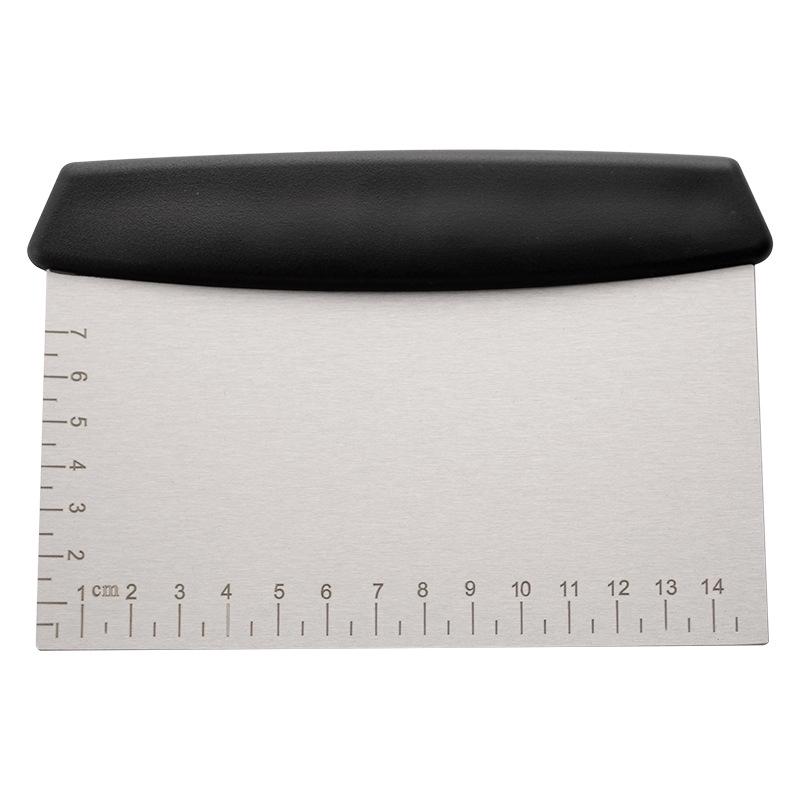 

Скребок для теста и крема из нержавеющей стали с ножом для снятия чешуи чёрный