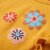 T-shirt enfants à manches longues imprimé floral 2 couleurs et 5 dimensions disponibles