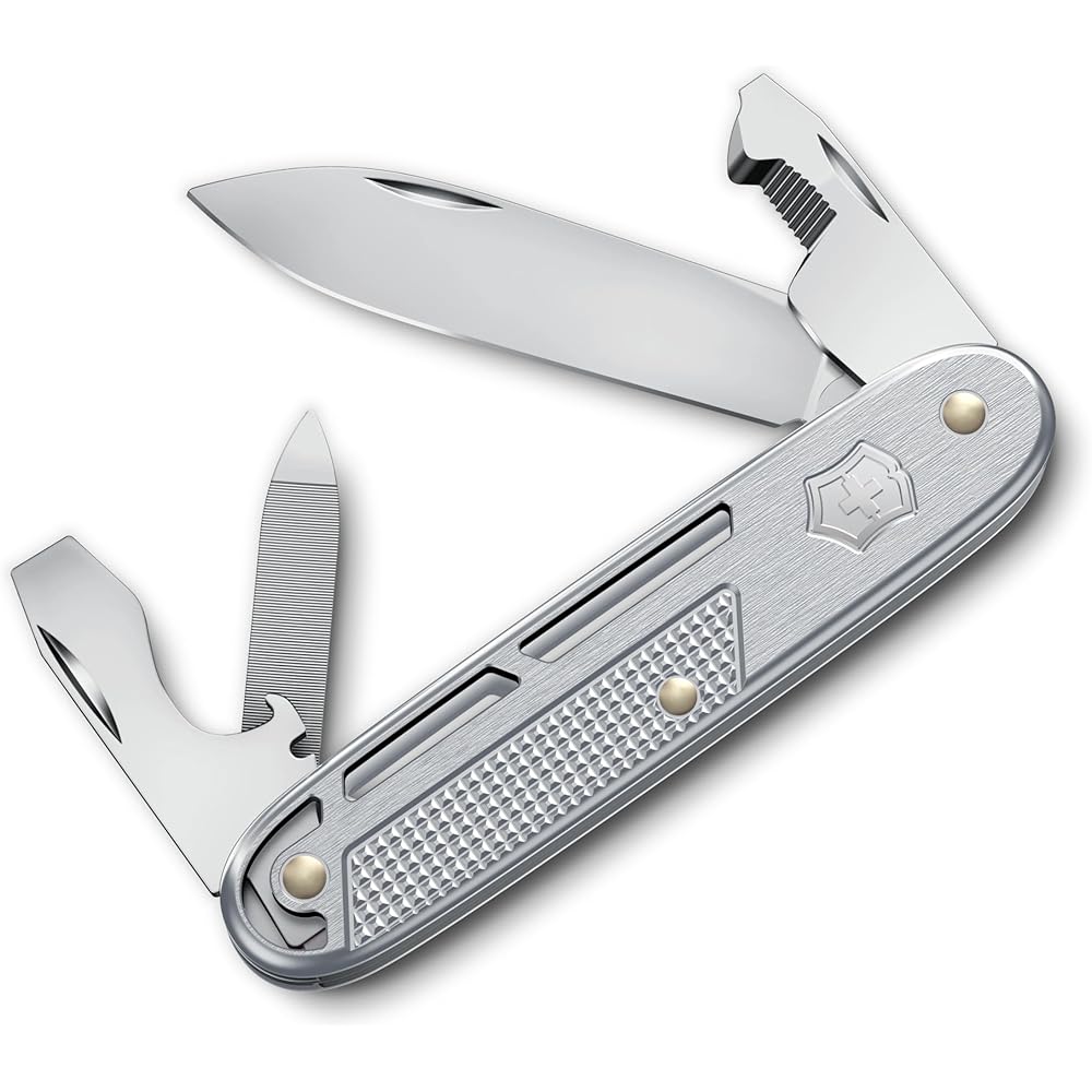 

Victorinox Alox Refined Synergy Silver Multi-Tool Knife 9 Functions Swiss Made Outdoor Camping Survival