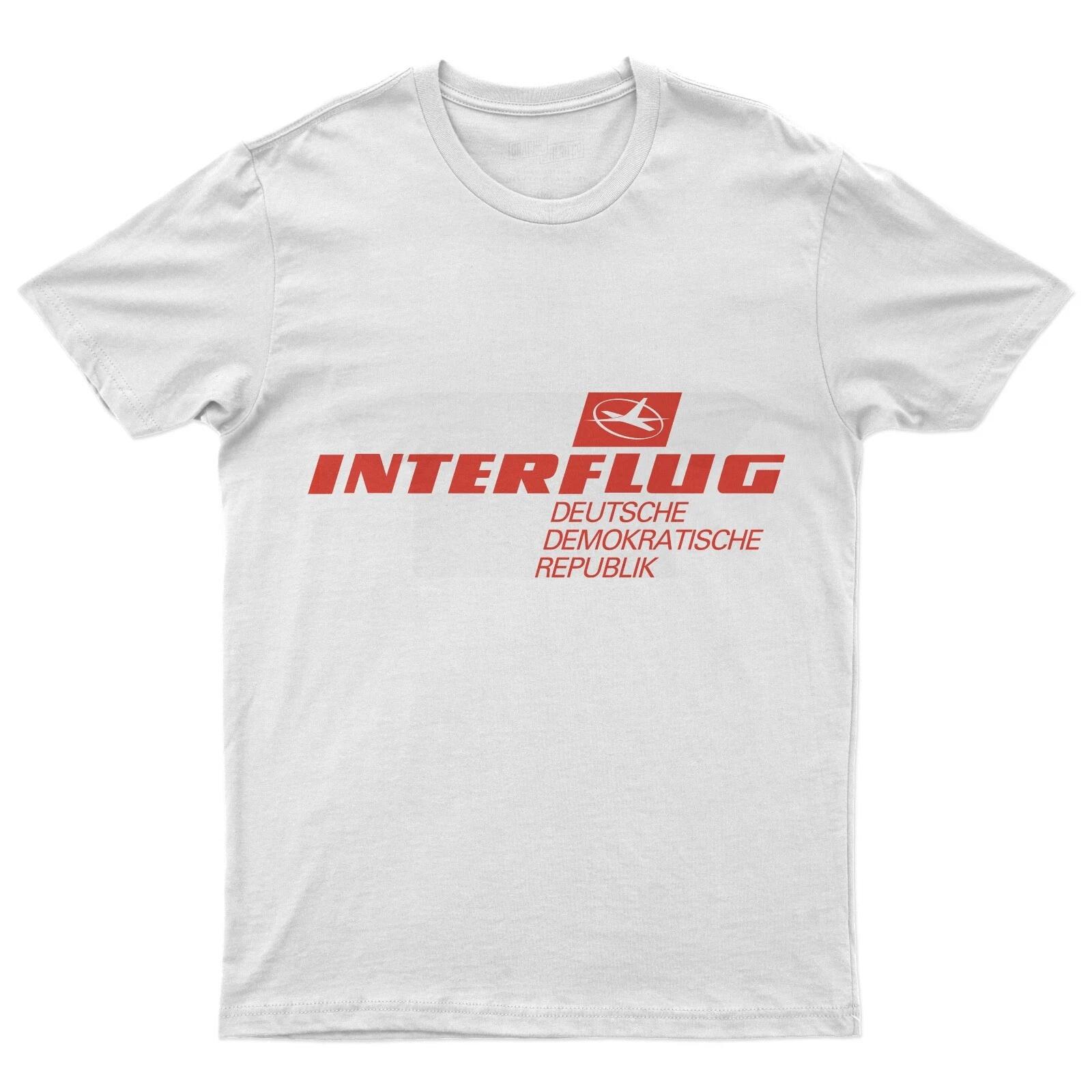 movie film cult funny 90s retro gift novelty t shirt interflug airlines fans L