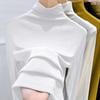 Women's Slim-Fit Long-Sleeve Turtleneck Base Layer Shirt for Autumn/Winter
