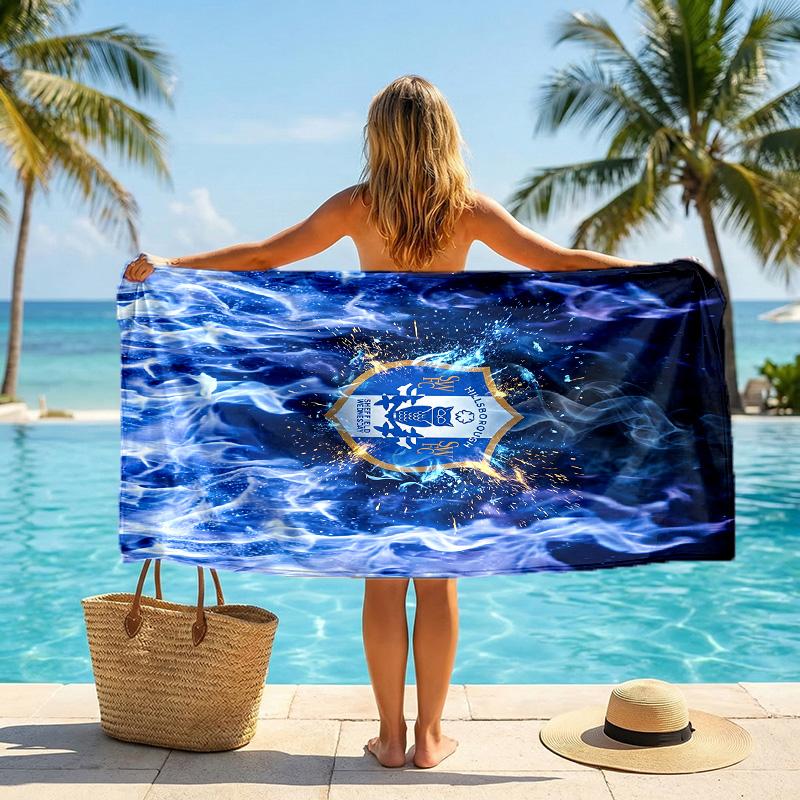Asciugamano da Spiaggia Sheffield Wednesday Football Morbido Microfibra Asciugamano Estivo Asciugatura Rapida Assorbente per Spiaggia Piscina Viaggio