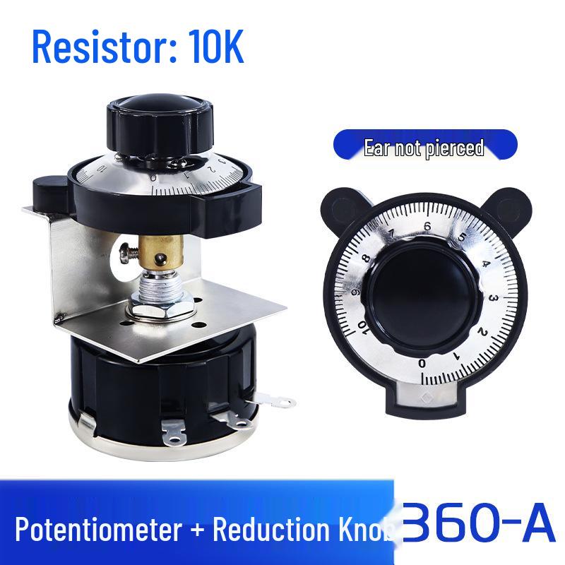 WX112 050 Adjustable Single-Turn Wirewound Potentiometer: 47, 560 Ohm, 1K, 2.2K, 4.7K, 10K, 47K Knob