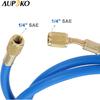 R410A AC Refrigerant Charging Hoses, 60’’ R410A HVAC Charging Hose with 1/4’’