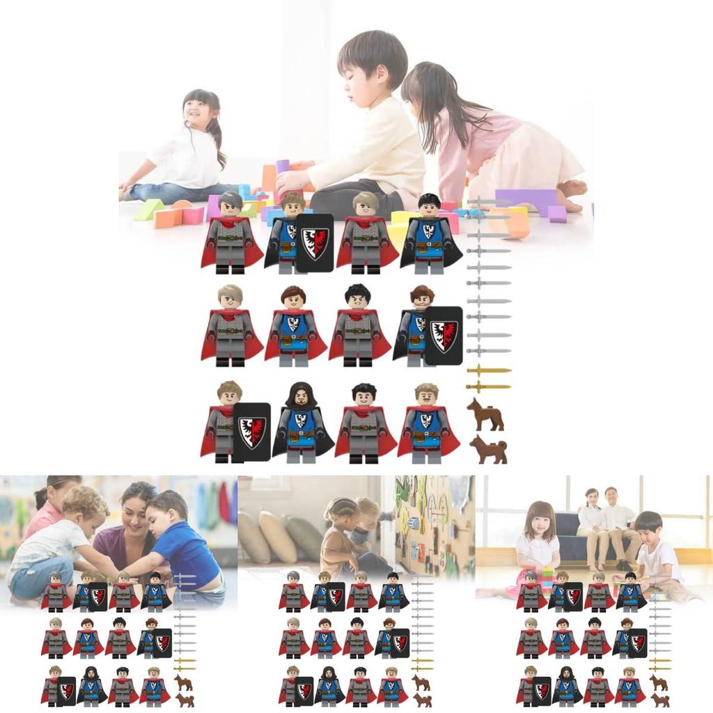 Medieval Soldier Building Blocks Set With Diy Assembly For Kids And Collectors