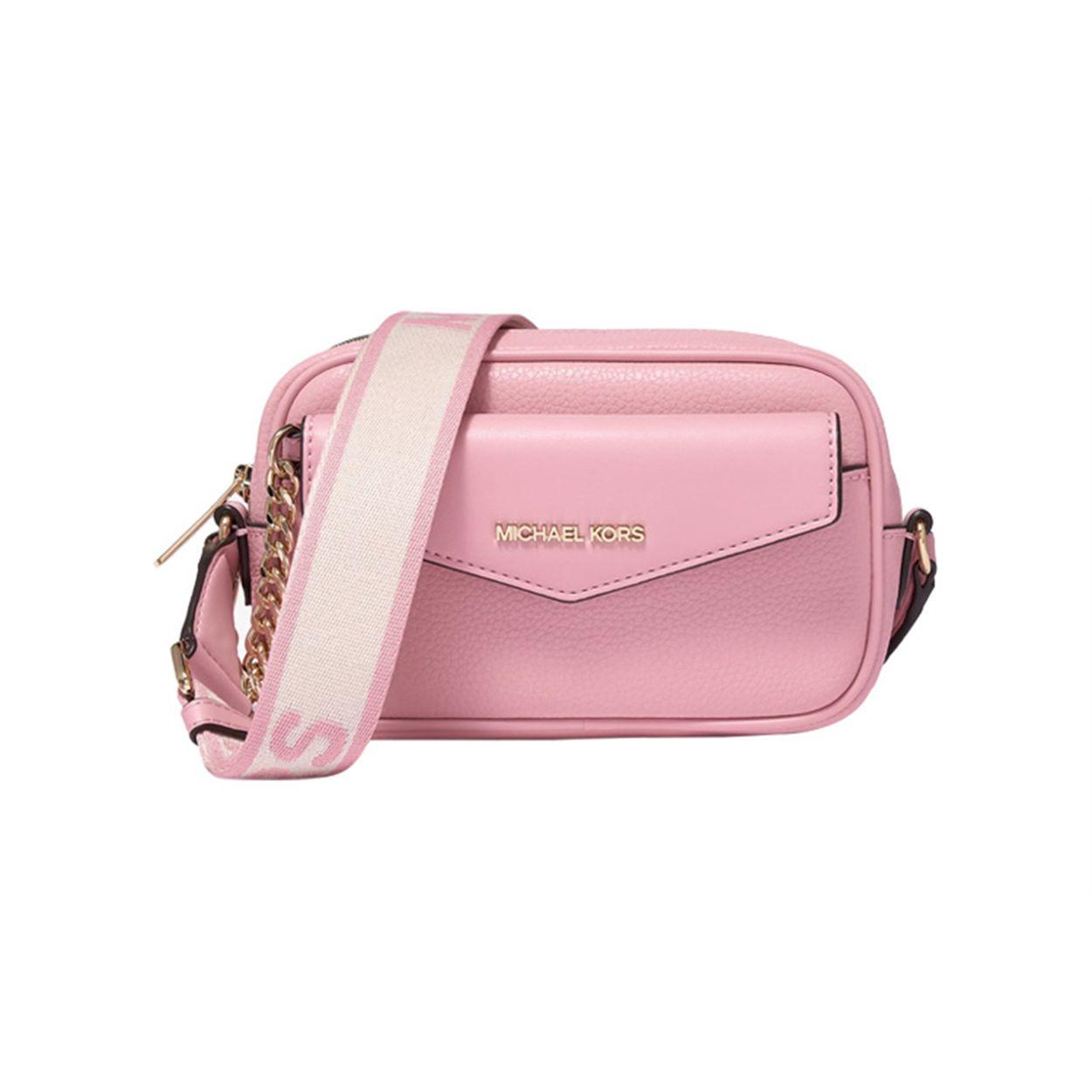 

Michael Kors Maisie Leather Crossbody Camera Bag Small Women Bags Pink 35S4G5MC1L-611 Basic Set (Bag+Dust Bag)