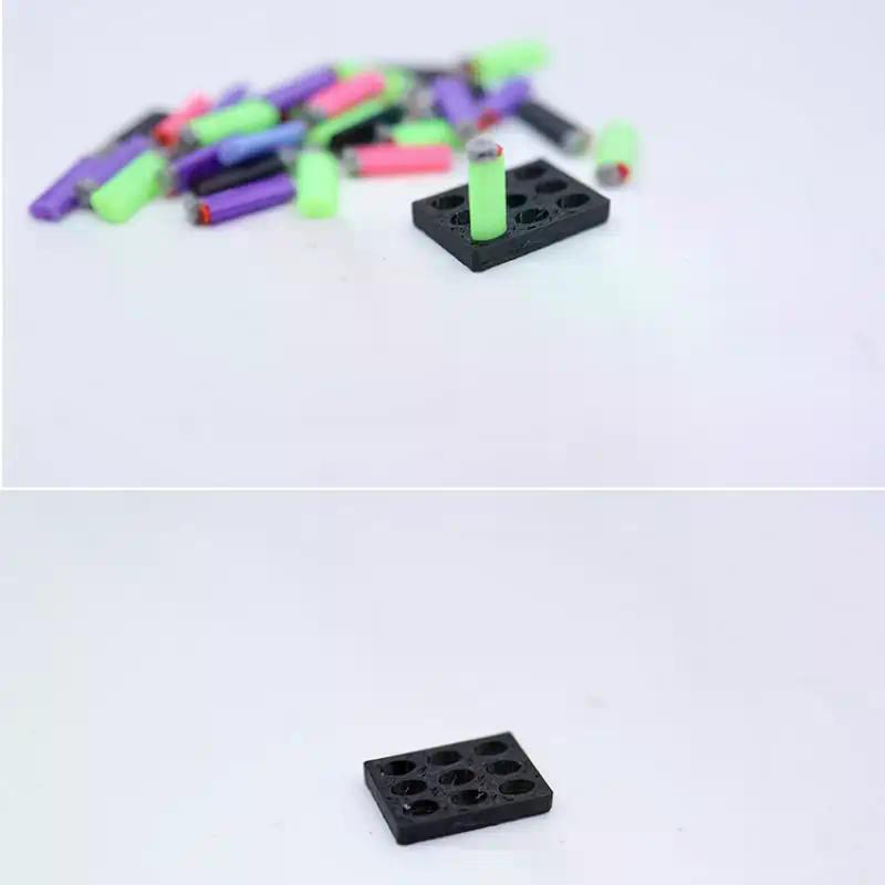 1 Set 1/12 Dollhouse Mini With Base Model Toys Cigar Cigarette Ornament Doll House Decoration Accessories