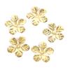 50 sztuk/zestaw Vintage Metal Flower Filigree Slice Charms Biżuteria Diy Craft Findings