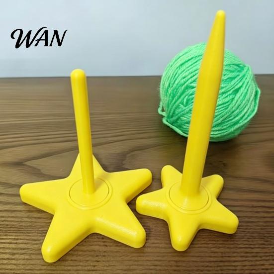 Universal Yarn Spinner 3D Printed Smooth Rotating Holder Cute Star Tangle-Free for Crocheting Knitting Lovers Accessory