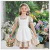 Girls Maid Clothes 3 Piece Set Pastoral Floral Dress Kids German Munich Oktoberfest Costume Sweet Children's Lolita Prom Dress