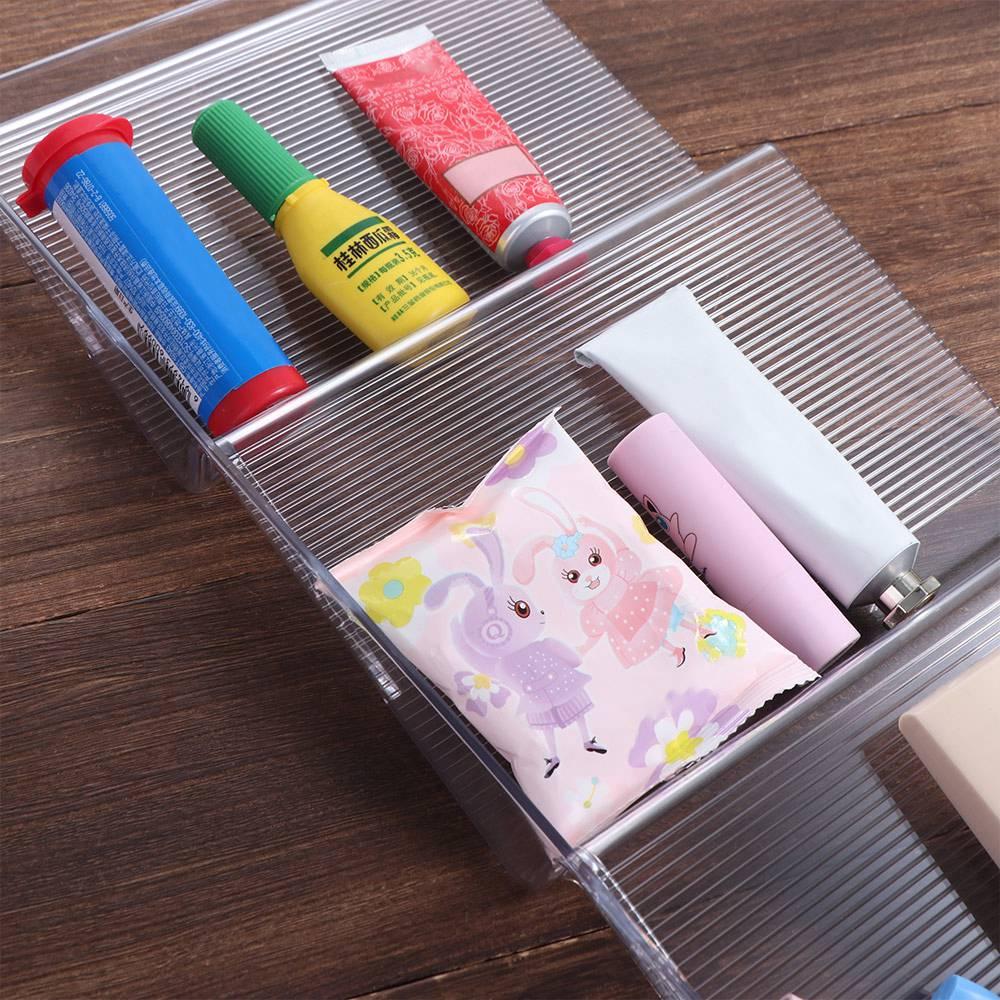 Plastic Kitchen Drawer Organizer 3 Tier Seasoning Bottle Storage Rack Seasonings