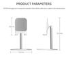 Mounts & Holders Portable Universal Adjustable Metal Desktop Stand Flat Ipad Mobile Phone With Mini Storage Rack