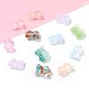 20pcs/lot Mini Small Bear Glass Beads For Jewelry Making Colored Charm Loose Lampwork Beads DIY Handmade Bracelet Necklace Gift