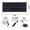 20W-1000W Solar Panel 12V Sola Cell 100A Controller Solars Panl for Phone RV Car MP3 PAD Charger Outdoor Battery Supply Camping
