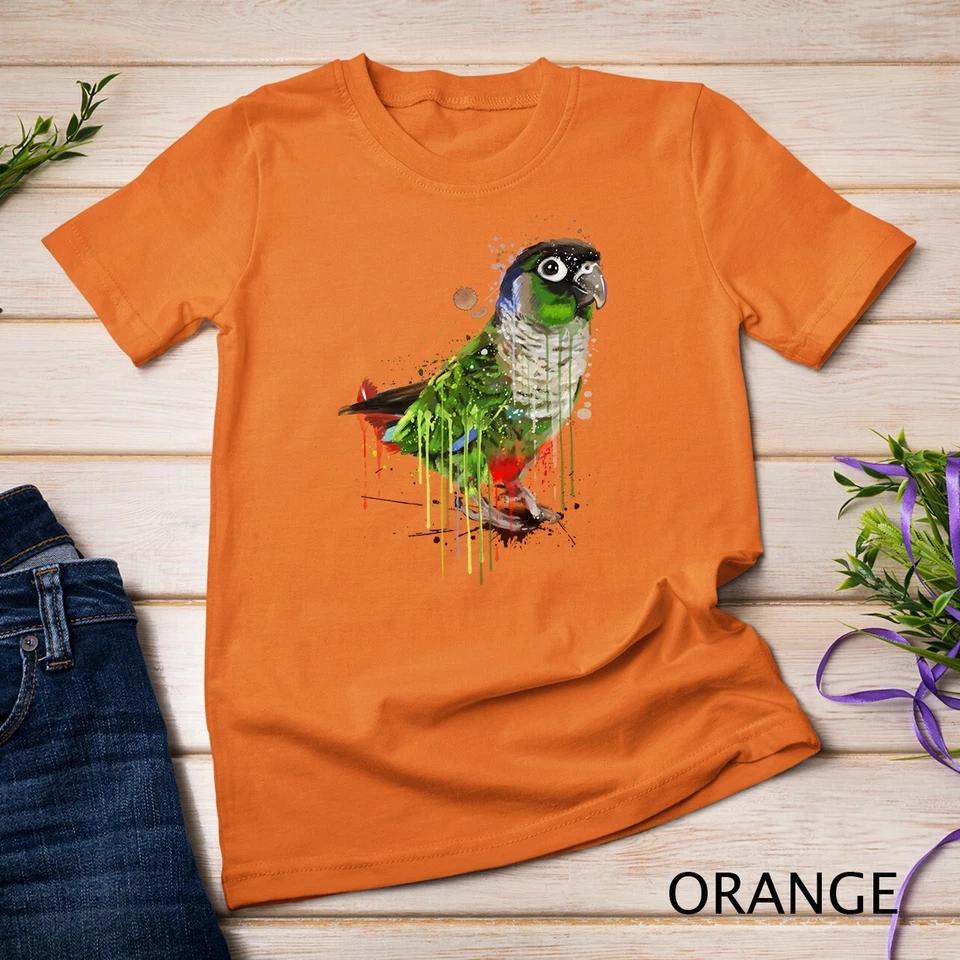 Green Cheek Conure Hoodie, Cute Conure Parrot Unisex T-shirt 4 4XL