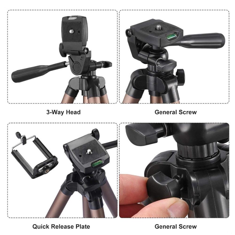 Universal Mini Portable Desktop SLR Smartphone Kameraständer Aluminiumlegierung Fotografie Stativhalter