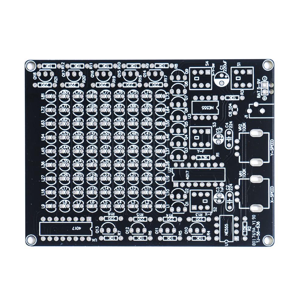 Adjustable Speed DIY LED Chasing Light Kit for Game X/Y Axis Movement