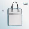 Double Layer Mesh Tote: Large Capacity Transparent A4 Document Bag for Student Textbook Storage