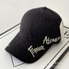 American Side Letter Soft Top Baseball Cap Women's Spring and Summer Wide Brim Sun Hat Street Versatile Cap Men