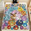 Pokémon Poster Flannel Blanket Print, Warm Soft for Sofa Bed Chair, Perfect for Travel Picnic Bedroom -HE56