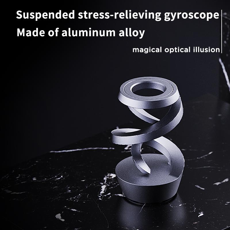 Kovové Antigravitační Levitující Gyro Dekompresní Hračka Stolní Levitující Rotující Kyvadlo Dekompresní Artefakt Prstový Gyroskop