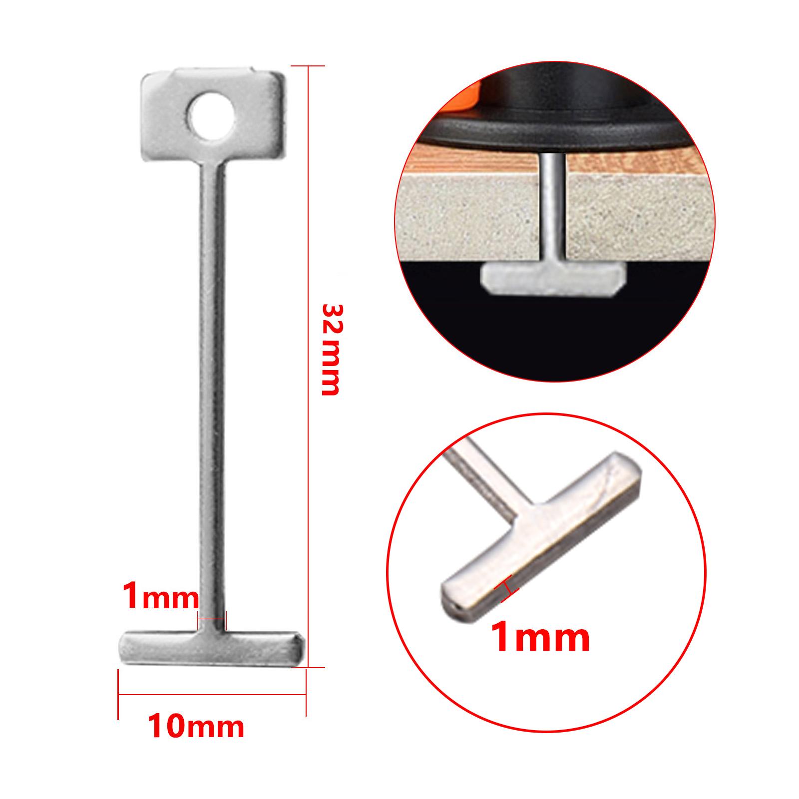 

Tile Leveling System Replacement Steel Pins Floor Wall Tile Leveling System Steel Pins Tile Building Tools Home Improvement Tool (as the picture,50pcs)