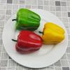 3pcs Artificial Pepper Simulation Fake Imitated Food Display Restaurants