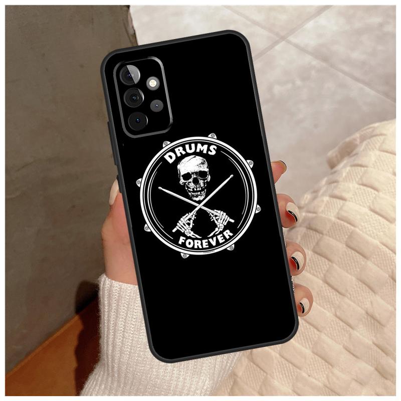 Musical Instrument Drum For Samsung Galaxy A15 A35 A55 A32 A12 A22 A52 A06 A54 A34 A14 A56 A36 A26 A16 A13 A53 Case