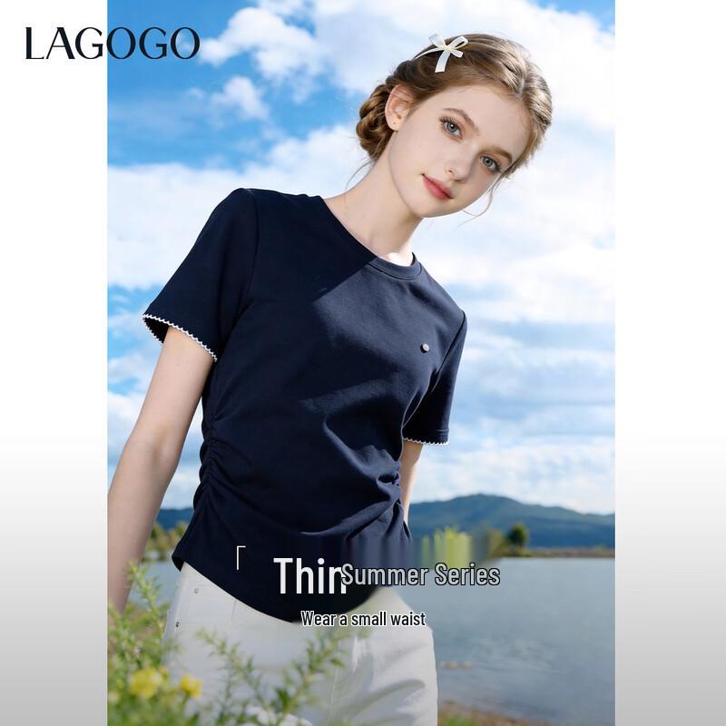 LAGOGO Women s Slimming Waist T-shirt XL