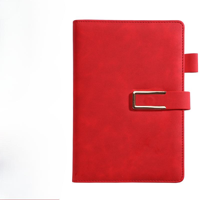 Твердый переплет Блокнот А5 Офис Оптом Бизнес Креативная Канцелярия Обучение Кожаная Застежка Книга B5 A5 красный