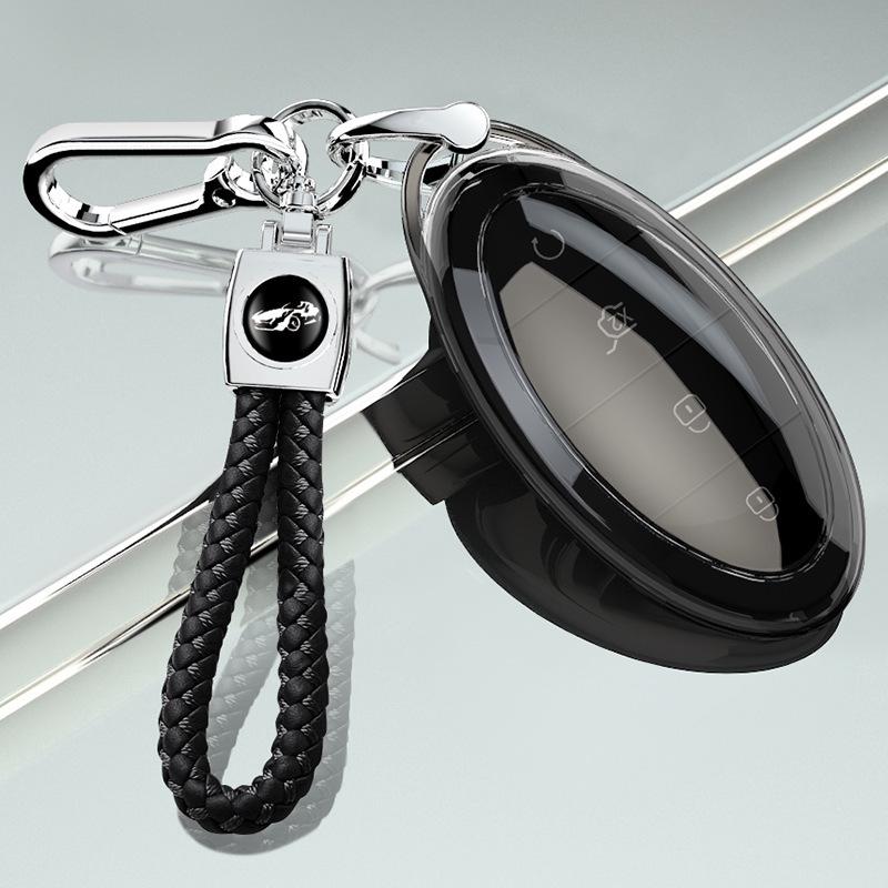 2023 Yangwang U8/U9/U7 Key Case Transparent Full Coverage Car Interior Luxury Edition Buckle Modification.