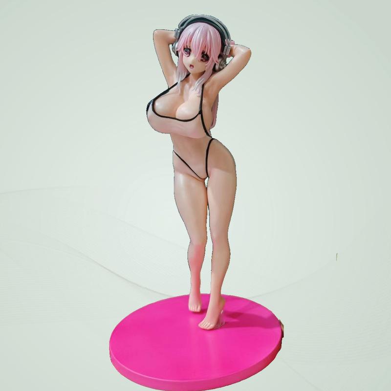 Beautiful girls anime handmade decorations  son summer swimwear standing animation handmade model