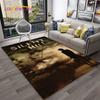 Tappeto Tappetino Decorativo per Casa Soggiorno Camera da Letto Divano Stanza dei Giochi Zerbino, Tappeto da Area Tappetino Antiscivolo, Gioco Film Horror 3D Silent Hill