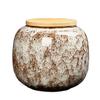 Creative Irregular Grain Ceramic Tea Cans Portable Mini Storage Box Moisture-proof Sealed Candy Coffee Can Storage Container New