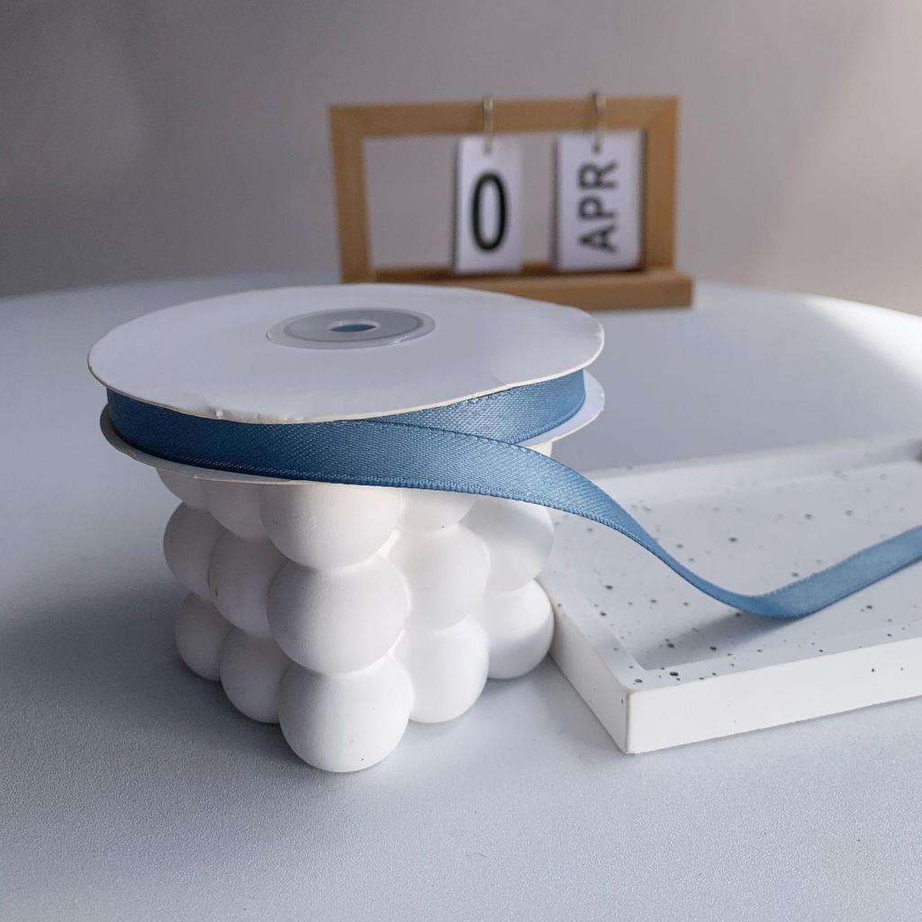 Korejská polyester-bavlna matná stuha pro DIY mašle a vlasové doplňky, 1 cm