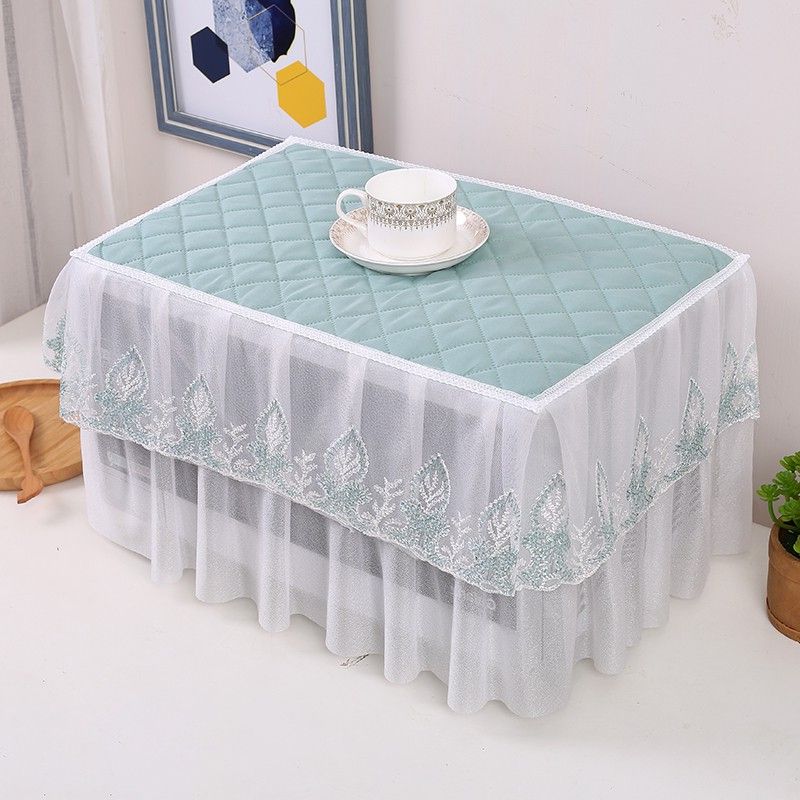 

Чехол для микроволновой печи Чехол для духовки Пылезащитный чехол Полный чехол Нейтральное кружево Чехол для защиты от солнца Тканевый чехол Ткань Midea Galanz Gree Flame Green Width 35 length 50 height 25cm