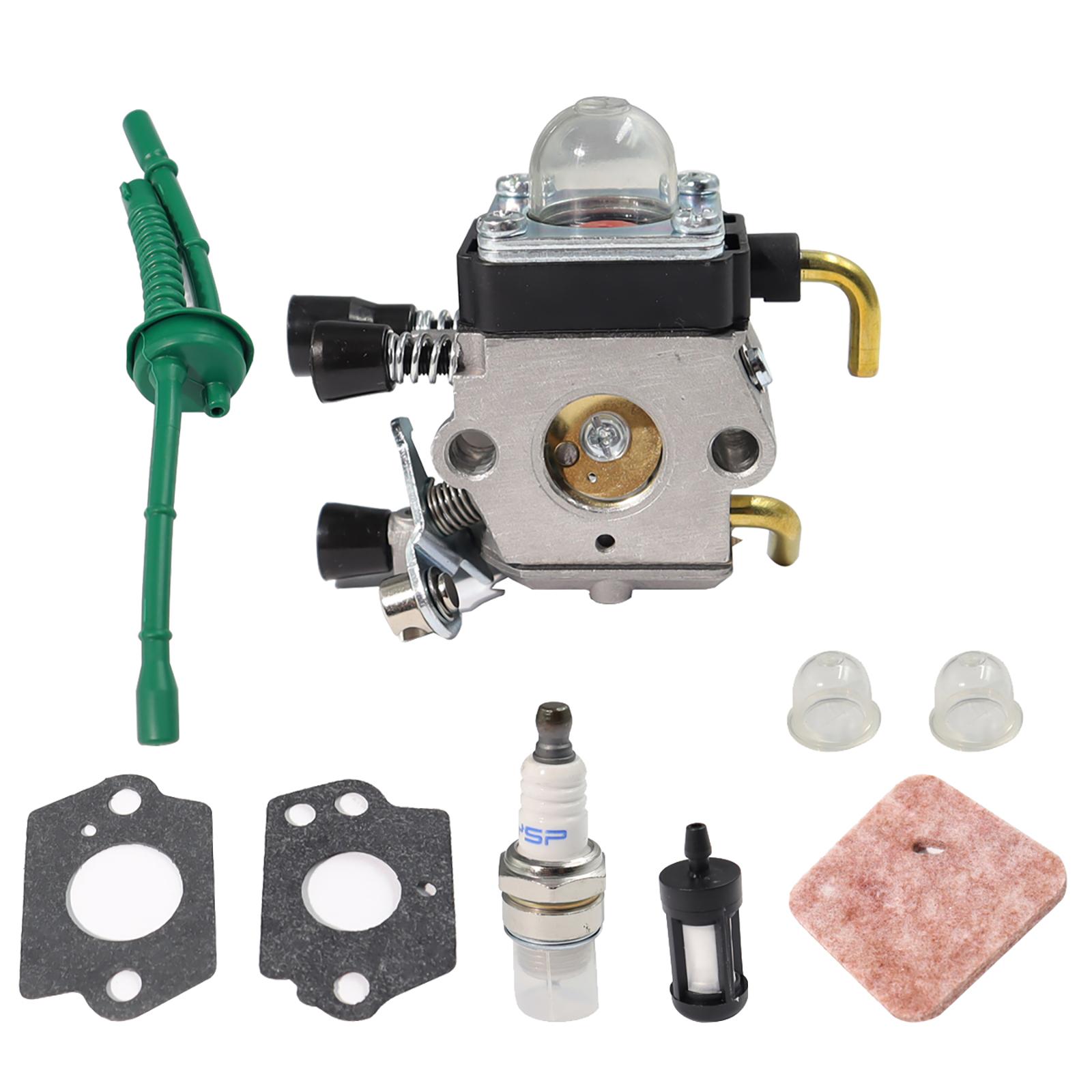 

9Pcs Carburetor Compatible For FS38/FS45/FS46/FS55/KM55/FC55 Lawn Mower Trimmer Weedeater Replacement Parts grey #1